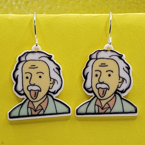 Albert Einstein Earrings