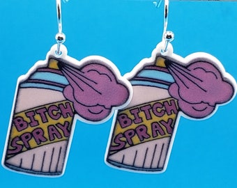 Bitch Spray Earrings