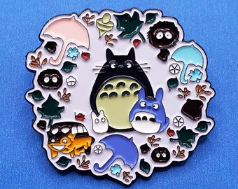 Anime Characters Pin: Studio Ghibli Enamel Pin