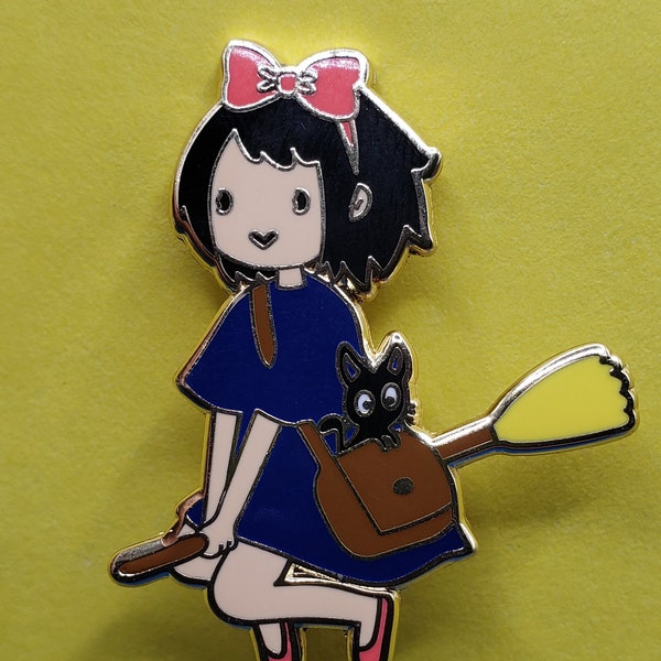 Kiki's Delivery Service Pin with Jiji too!