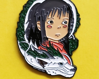 Chihiro and Haku Dragon Pin |  Anime Pin