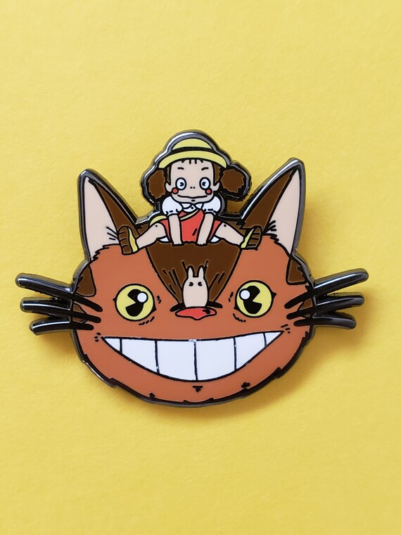 ⭐️最終⭐️ジブリ　顔のピンズ　トトロ　ネコバス　ジジ　カオナシ　ポニョ　ロボット兵 ジブリ☆ピンズ(顔)7種類 となりのトトロ/千と千尋の神隠し/魔女