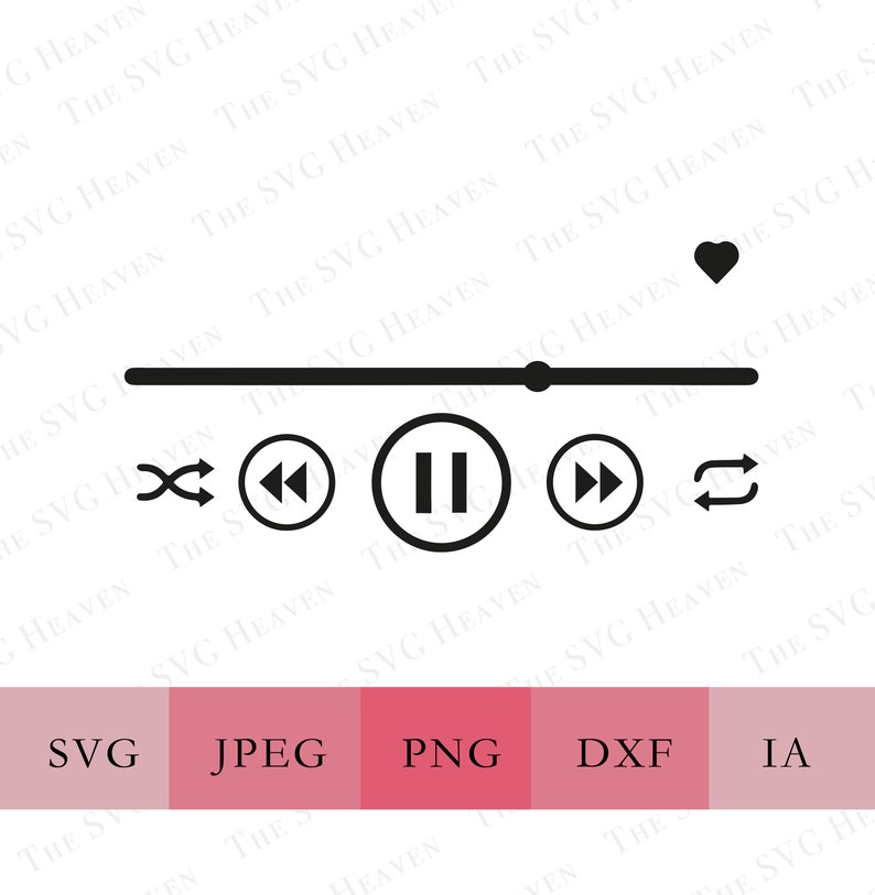 Download Spotify glass Song Art svg Music Player SVG music button ...