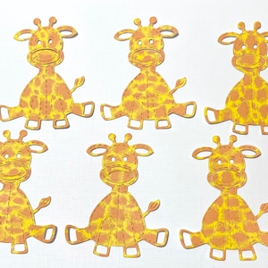 Jirafa, tarjetas, adornos, creación de tarjetas, álbumes de recortes, suministros para tarjetas, manualidades, suministros para manualidades, animales, crías de animales,