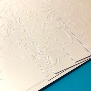 Karta, papier, papier tłoczony, tworzenie kartek, scrapbooking, kreatywne dziennikarstwo, wzory, papier tłoczony, Boże Narodzenie, sezonowy, tłoczony,