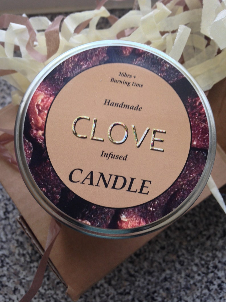 HIGHLY SCENTED Clove Candle 250ml Jar Spicy Fragrant Etsy