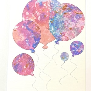 Papercrafts, Ballonnen, Kaart maken, scrapbooking, Scrapbook, partij, kaart,