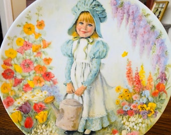 Reco International Plate Sandra Kuck Carousel of Dreams In Box 456A