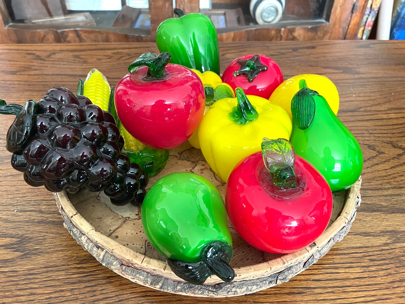 Glass 12 Fruit and Vegetables Pieces Murano Style Etsy