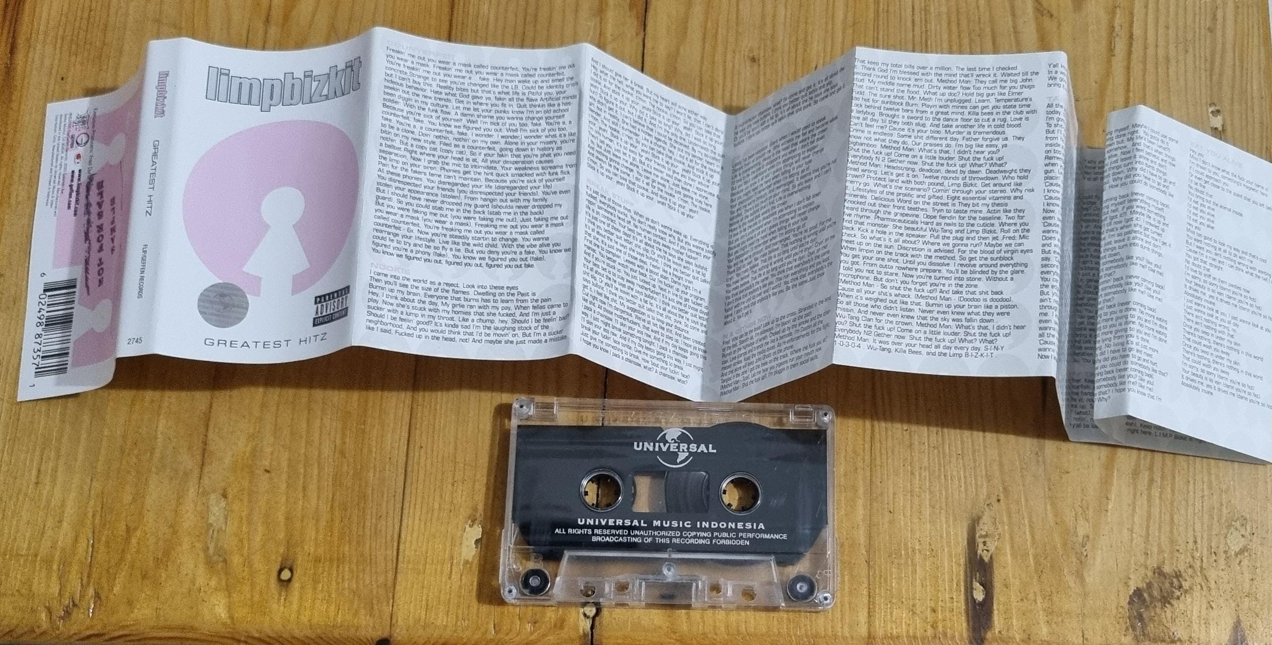 LIMP BIZKIT Cassette Tape - Etsy