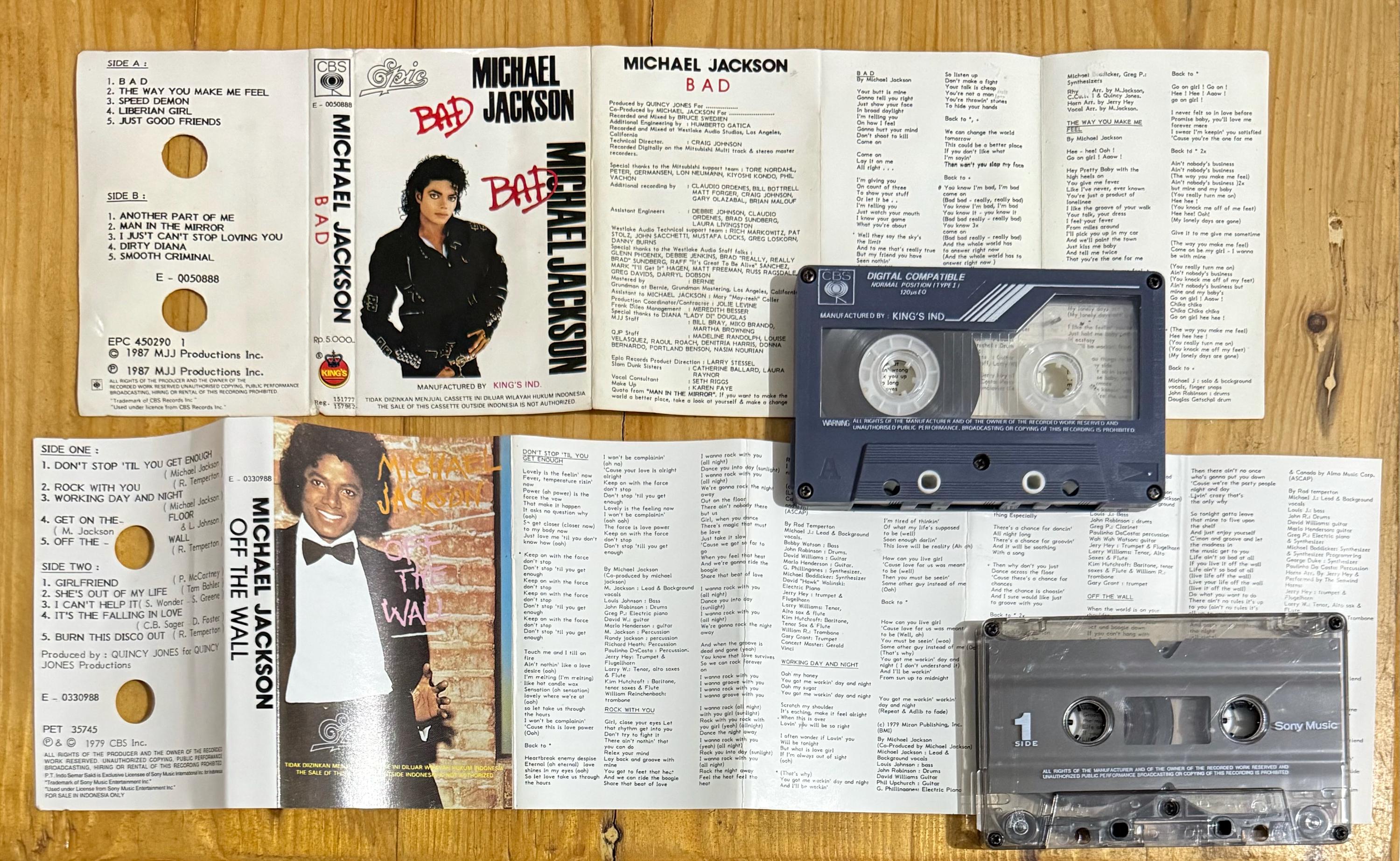 マイケル・ジャクソン カセットテープ - Etsy 日本