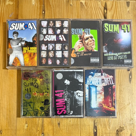 SUM 41 CD 9枚セット SUM 41 カセットテープ - Etsy 日本