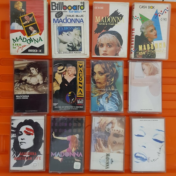Madonna Cassette Tapes