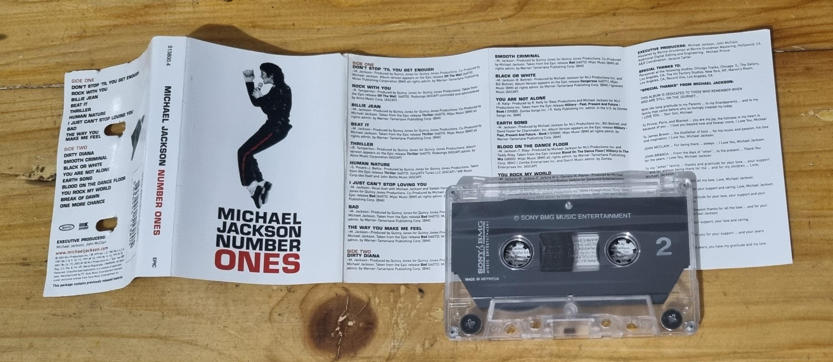 MICHAEL JACKSON CASSETTE Tapes - Etsy