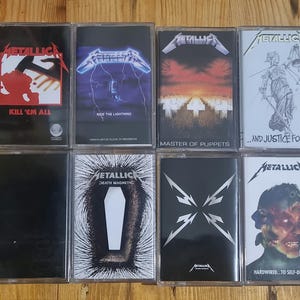 METALLICA CASSETTE TAPES