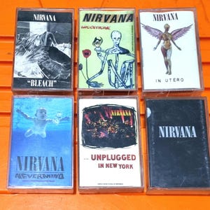 NIRVANA CASSETTE TAPES