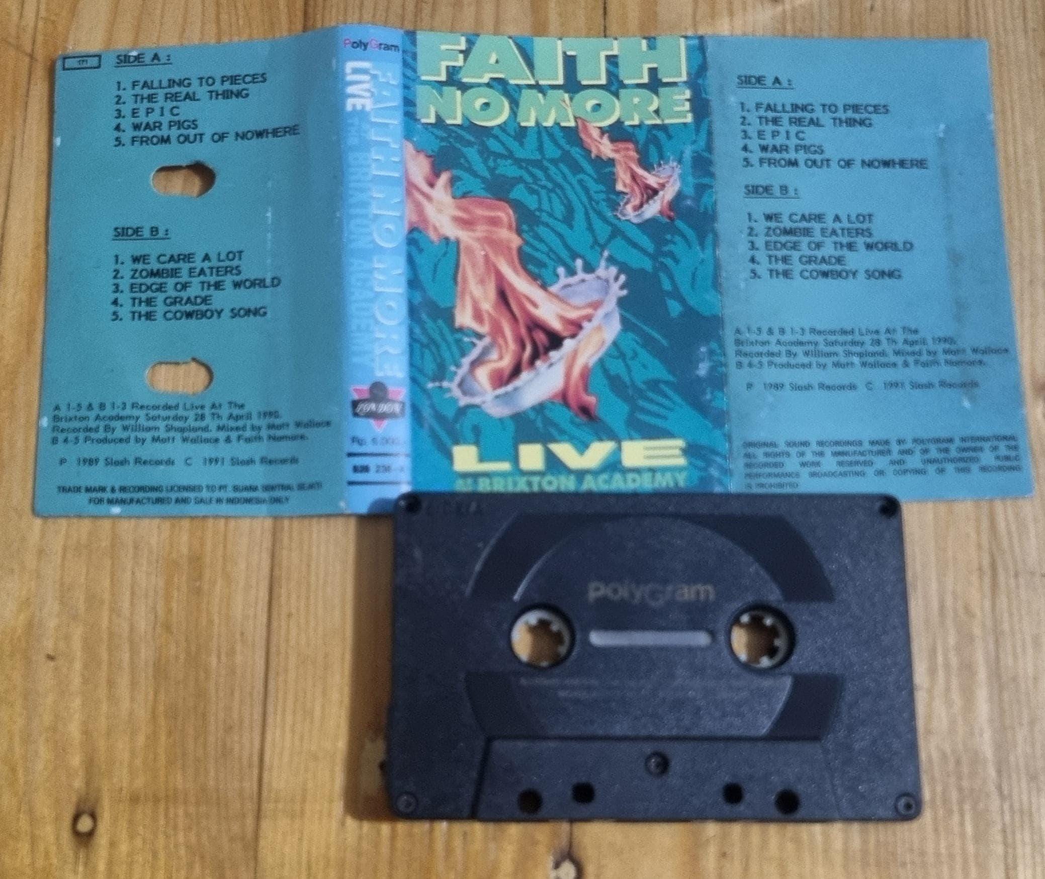 FAITH NO MORE Cassette Tape - Etsy