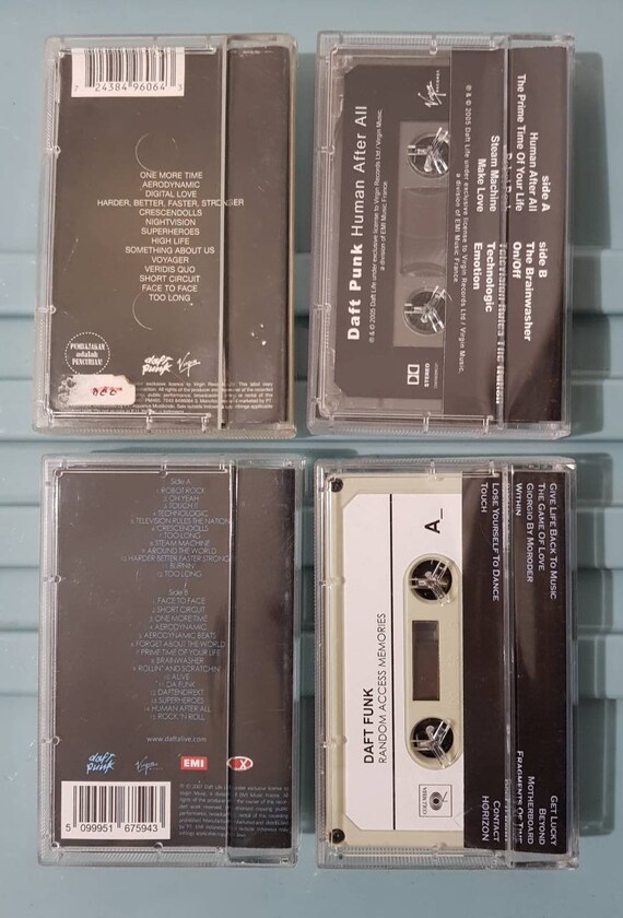 Daft Punk Cassette Tape Etsy