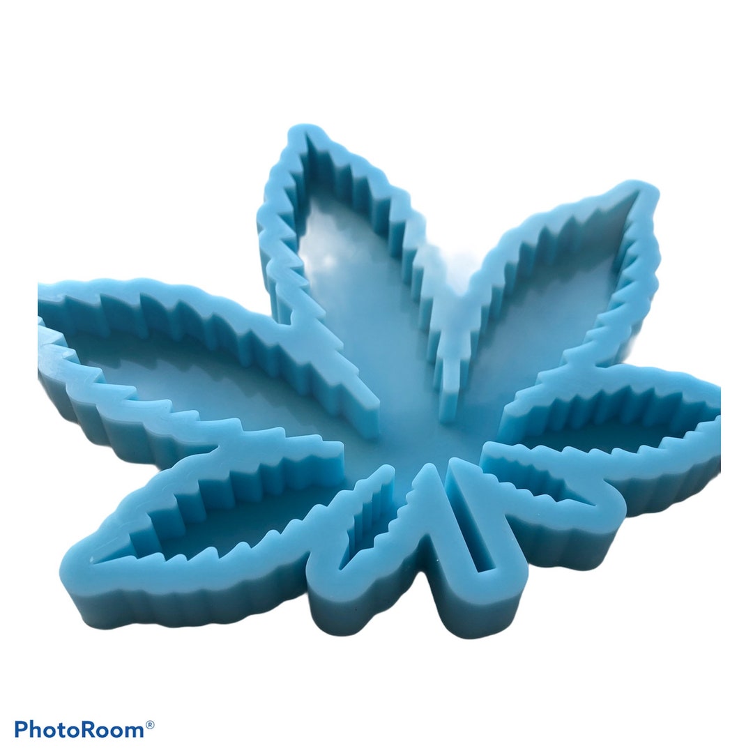 Marijuana Leaf Mold, Molds for Making Marijuana Leaf Coasters, Silicone