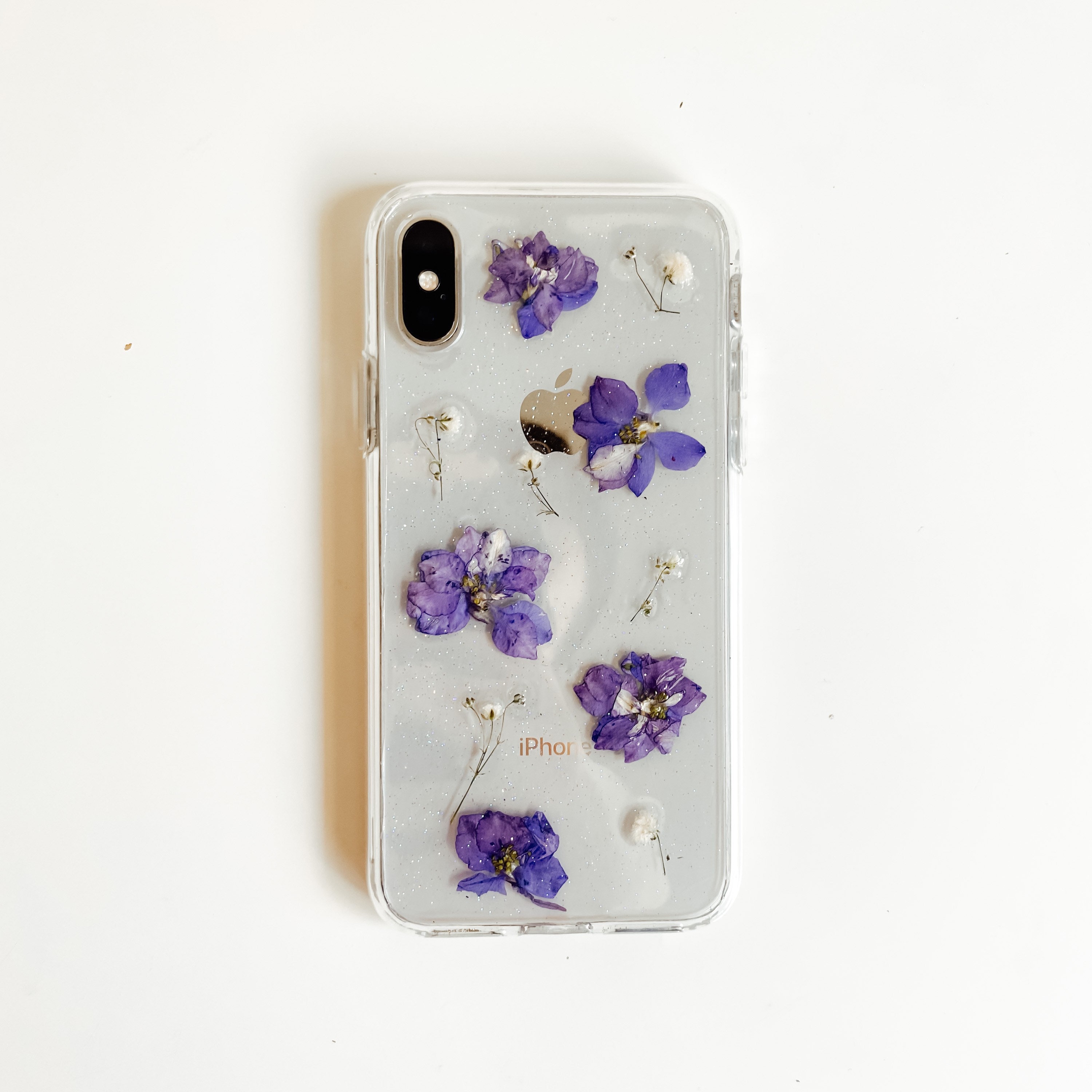 Purple Flower Phone Case Resin iPhone case Samsung case Etsy