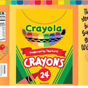 Crayola chip bag teacher gift download