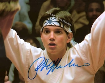 Ralph Macchio Karate Kid Final Moment Crane Kick Signed Photo Autograph Photo Autographed Reprint Picture Print A451