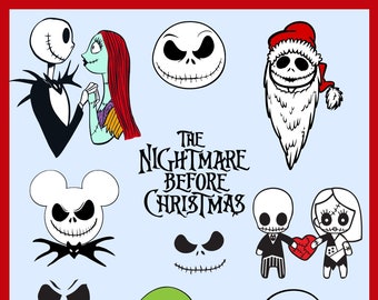 Download Nightmare Before Christmas Svg Etsy SVG Cut Files