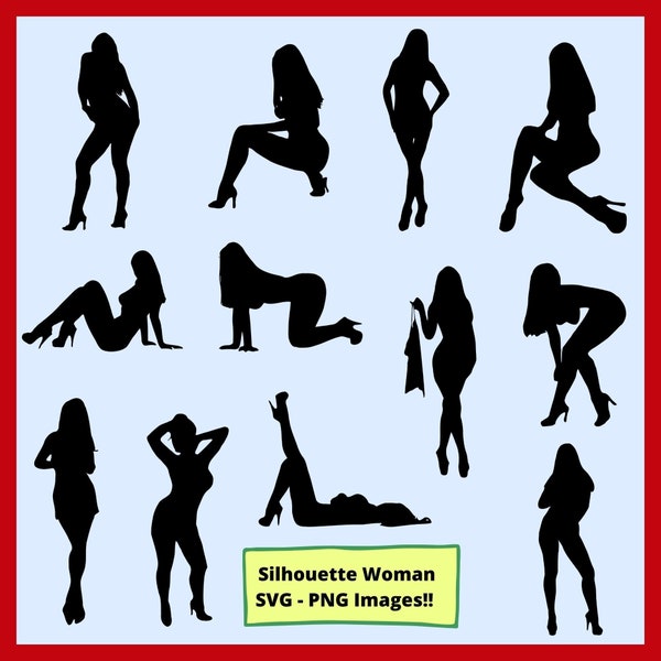 Women SVG Sexy SVG Female Women Silhouette Clipart Sexy Silhouette Women Svg Women Vector Lady Svg Girl SVG For Cricut, Png Instant Download