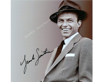 Frank Sinatra Signed Autograph Photo Rat Pack Autographed Picture Celebrity Crooner Singer Collectors Signed Color Reprint Poster Print 9799