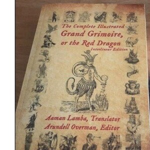 Complete Illustrated Grand Grimoire The Red Dragon Witch Witches Wizard Spell Book Witchcraft Witchy - FREE Shipping