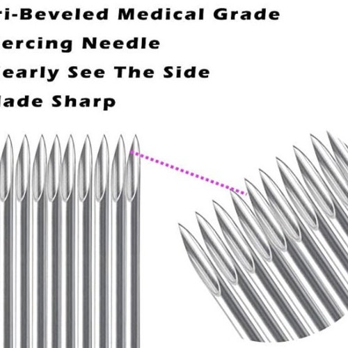 Hollow Puncture Piercing Needles Piercing Tools 10 PCS DIY Etsy