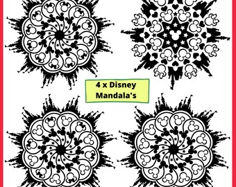Download Disney Mandala Etsy