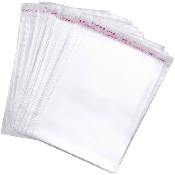 100 Pcs 4x6 Clear Resealable Cello / Cellophane Bags Good for Bakery,  Candle, Soap, Cookie