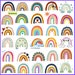Rainbow SVG Rainbow Clipart Rainbow Nursery Svg Rainbow Cut File Rainbow Clipart Bundle Svg Png For Cricut For Silhouette Instant Download 