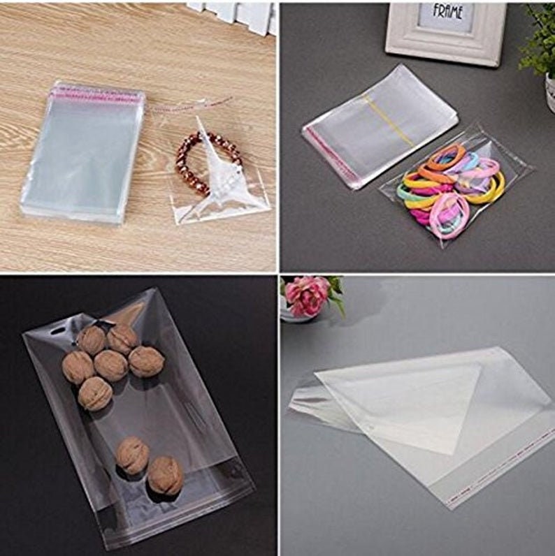 Cellophane Bags 100 Pieces 4x6 Inches Resealable Clear OPP Etsy UK