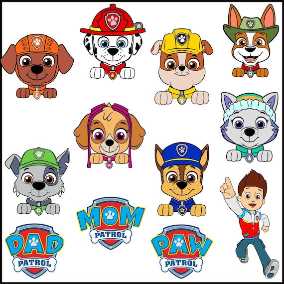 Paw Patrol Svg Bundle Paw Patrol Svgpngdxf Paw Patrol Vrogue Co