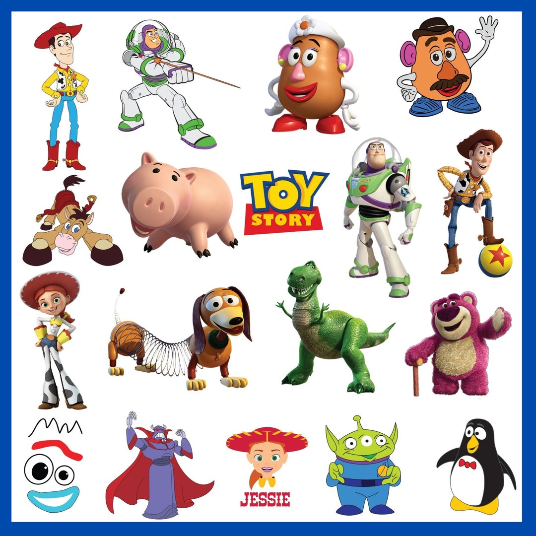 Toy Story Svg Toy Story Bundle Svg Buzz Lightyear Svg Woody Svg Toy Story  Character SVG for Cricut File Clipart Bundle PNG Instant Download 