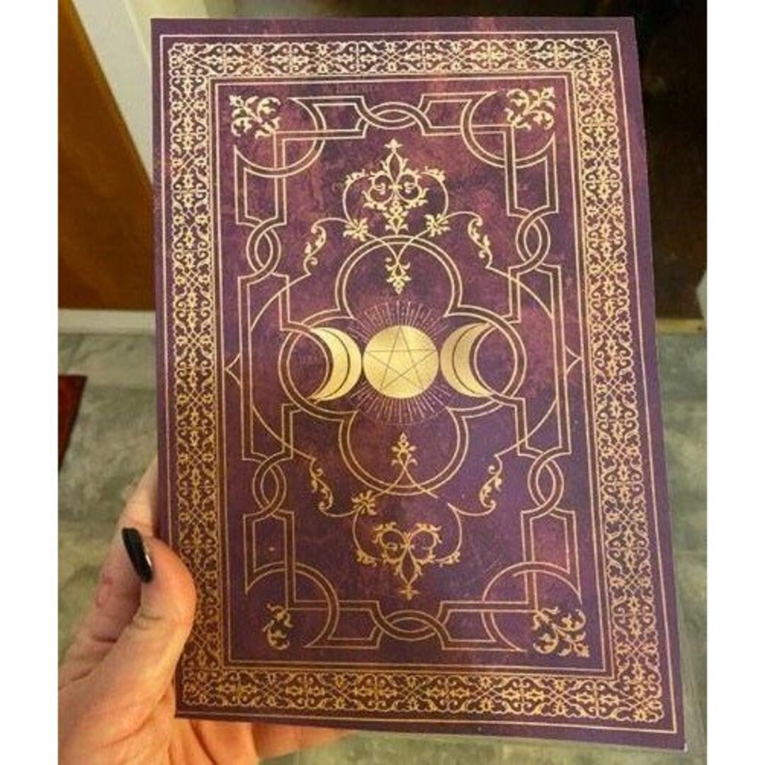 Wicca Spell Book Journal For Solitary Witch Wiccans Pagans - Etsy México