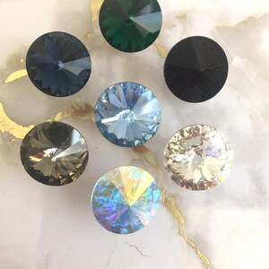 Kryształowy kamień Rivoli Vintage Swarovski 16 mm, artykuł nr 1122, opakowania 2-12 szt., oprawa na zamówienie