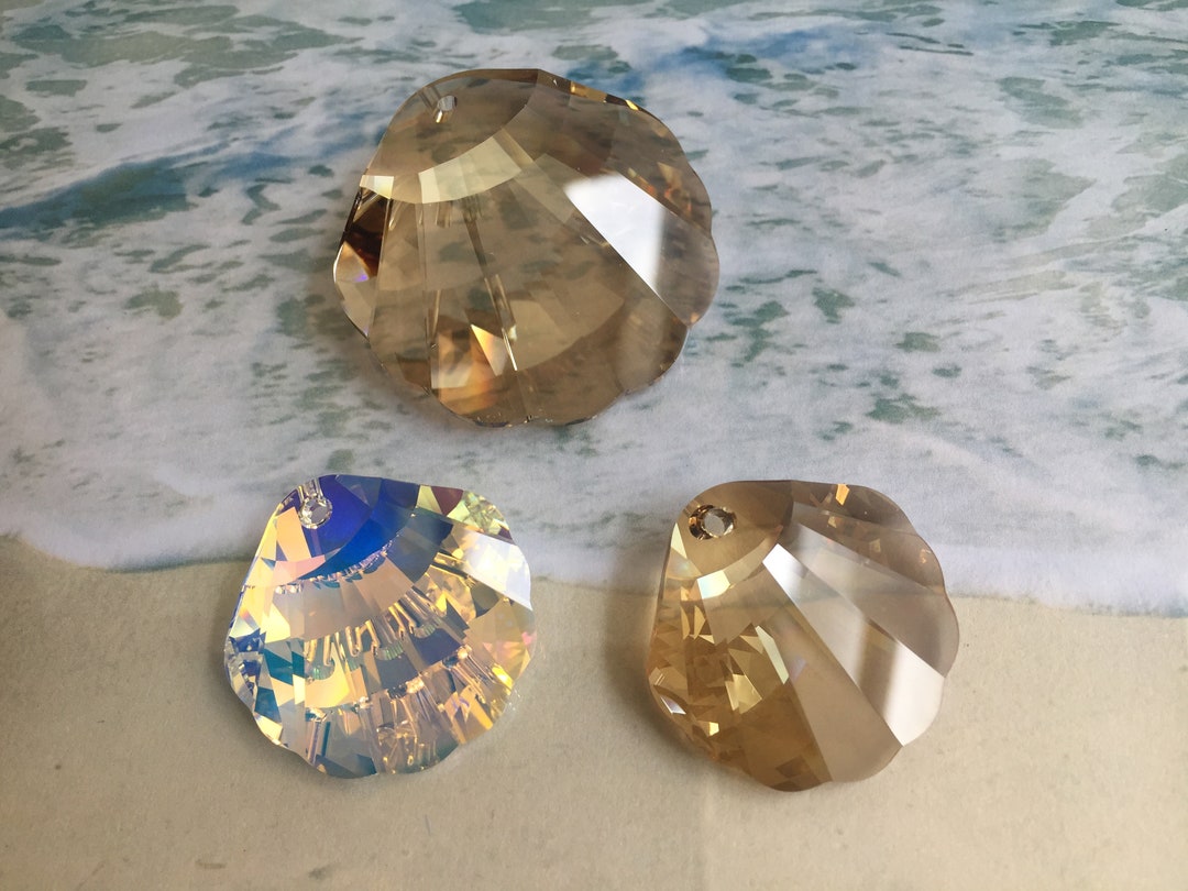 Swarovski Crystal Shell Pendant, 28mm and 40mm, Article 6723, Sold ...
