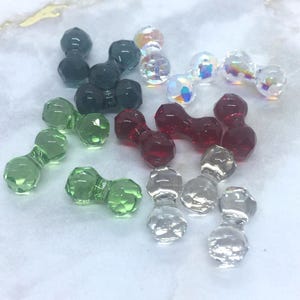 Modular Swarovski crystal bead, barbell, 11/6mm, Article # 5150, various colors