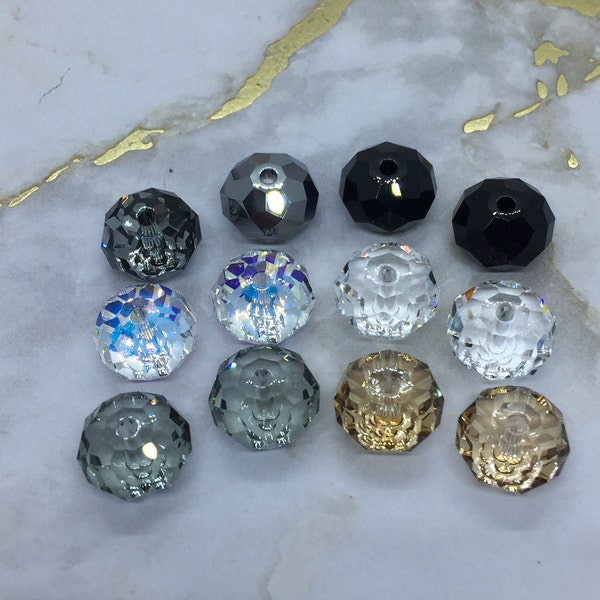 Perle en cristal Swarovski BRIOLETTE 12 mm, art. # 5040, vendue en quantités variées, perles, embellissements, décorations.