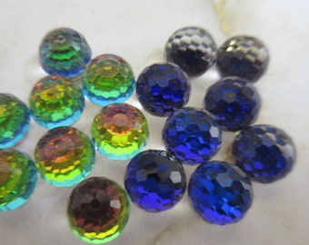 Vintage Swarovski 8mm crystal Fireball, Art#4861 and 4869