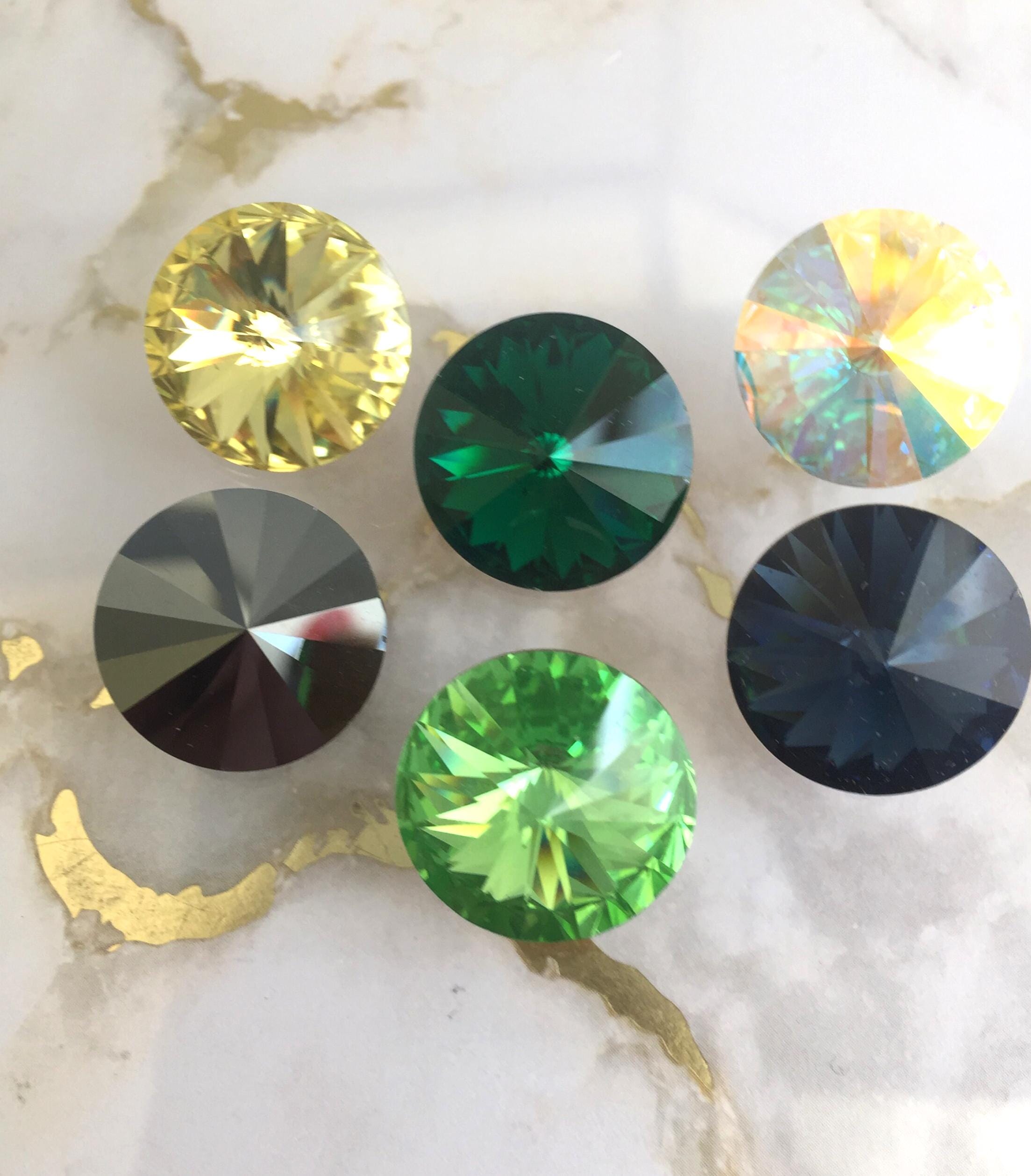 Vintage Swarovski 18mm Rivoli Crystal Stone, Article#1122, 1-4pcs