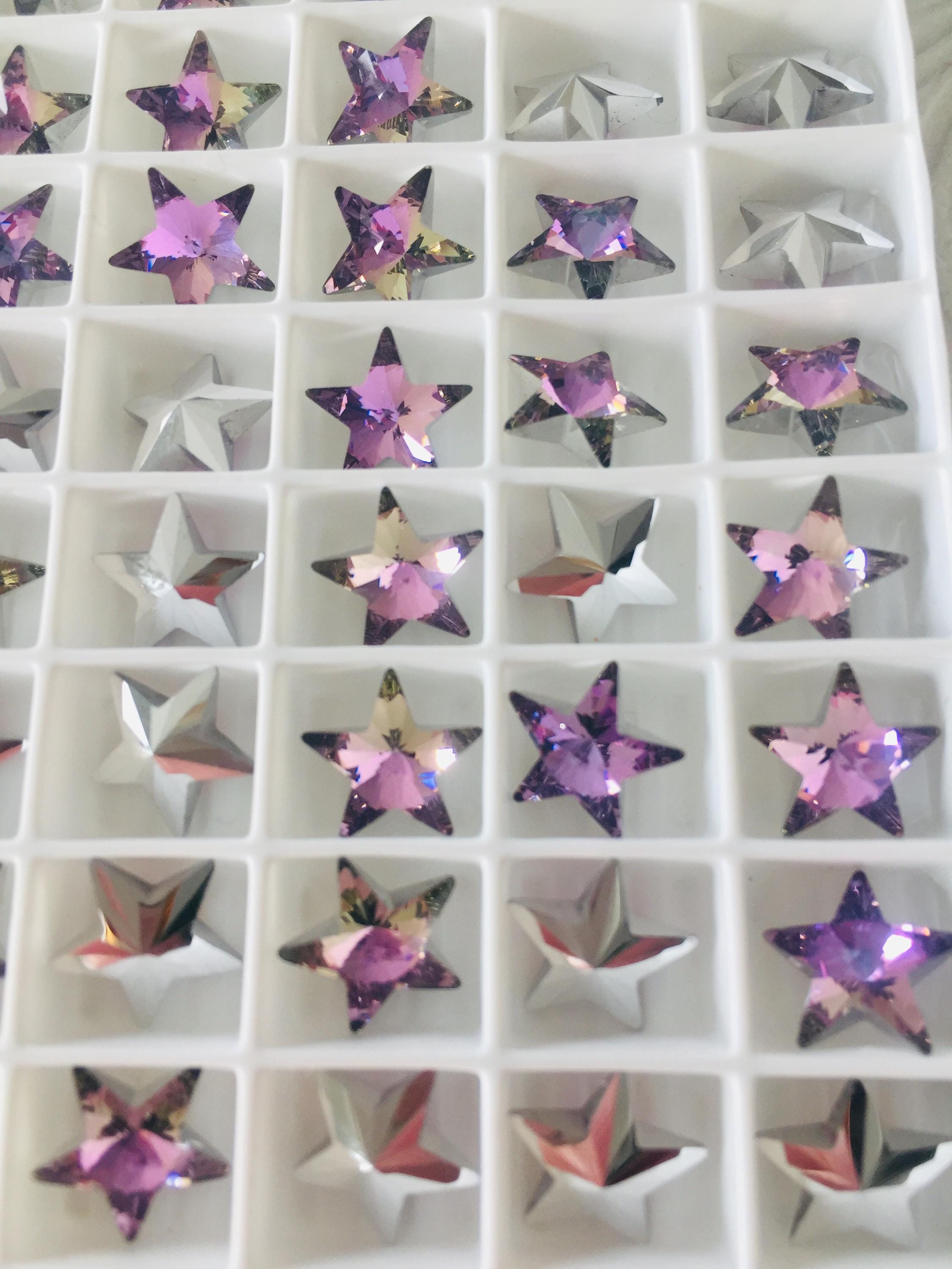p　　スワロフスキー Swarovski Star Crystal Fancy Stone 10mm, Art # 4825 & 4745