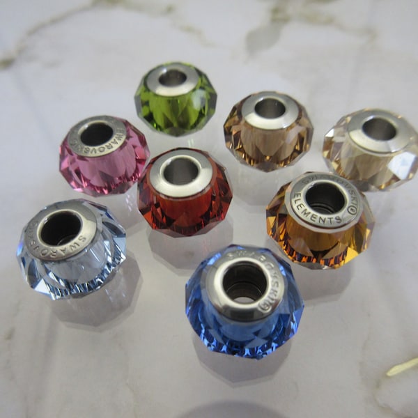 Swarovski crystal beads, Art.#5940 &  5948 BeCharmed, 14mm briolette beads 1pc
