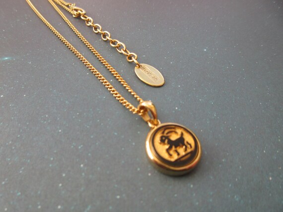 IN THE STARS INTAGLIO NECKLACE// CAPRICORN