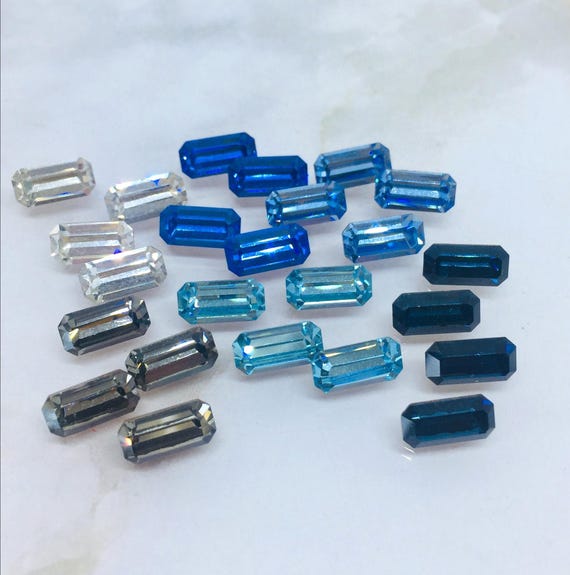 スワロフスキー 8/4 mm ヴィンテージ オクタゴン ファンシー 