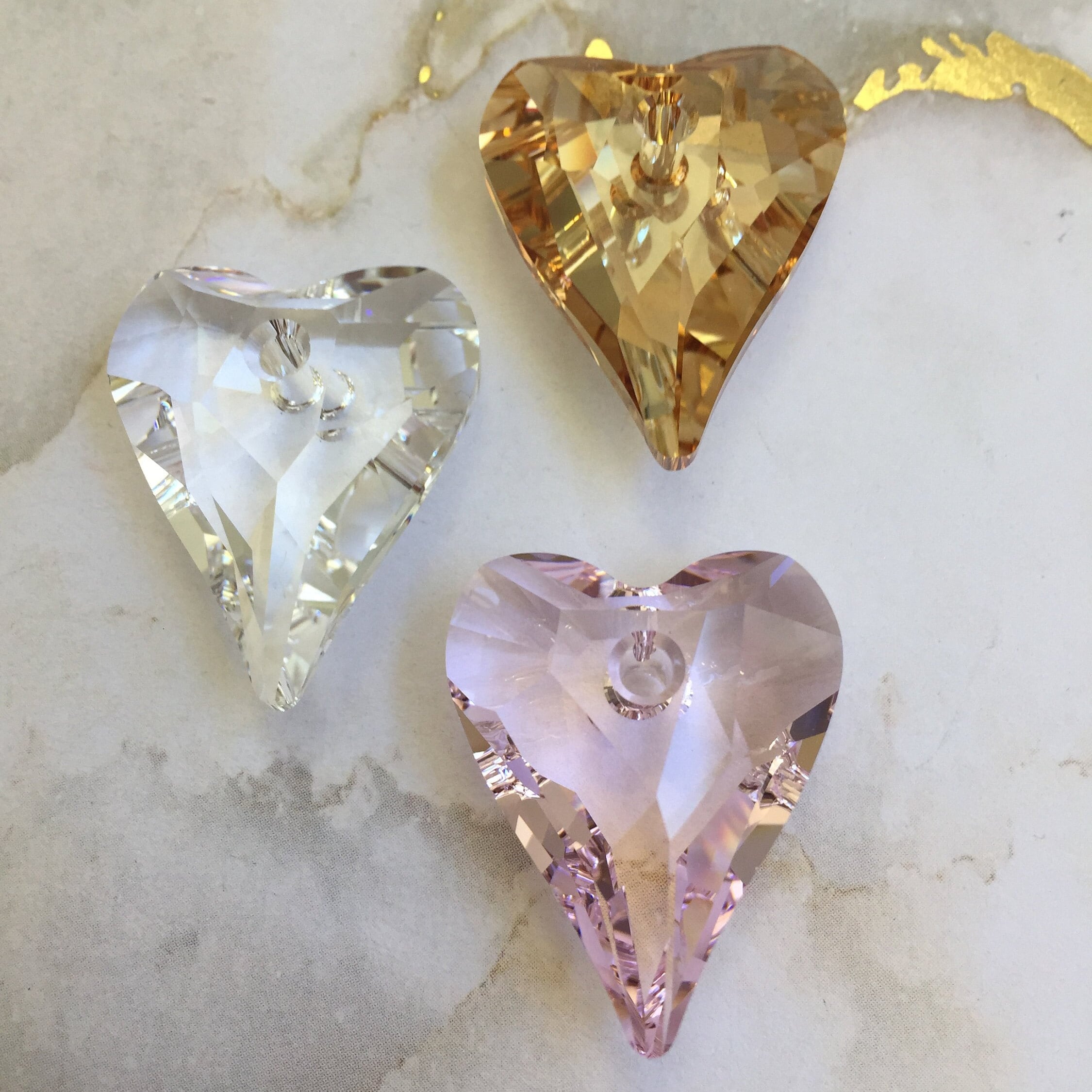 27mm swarovski heart - Etsy 日本