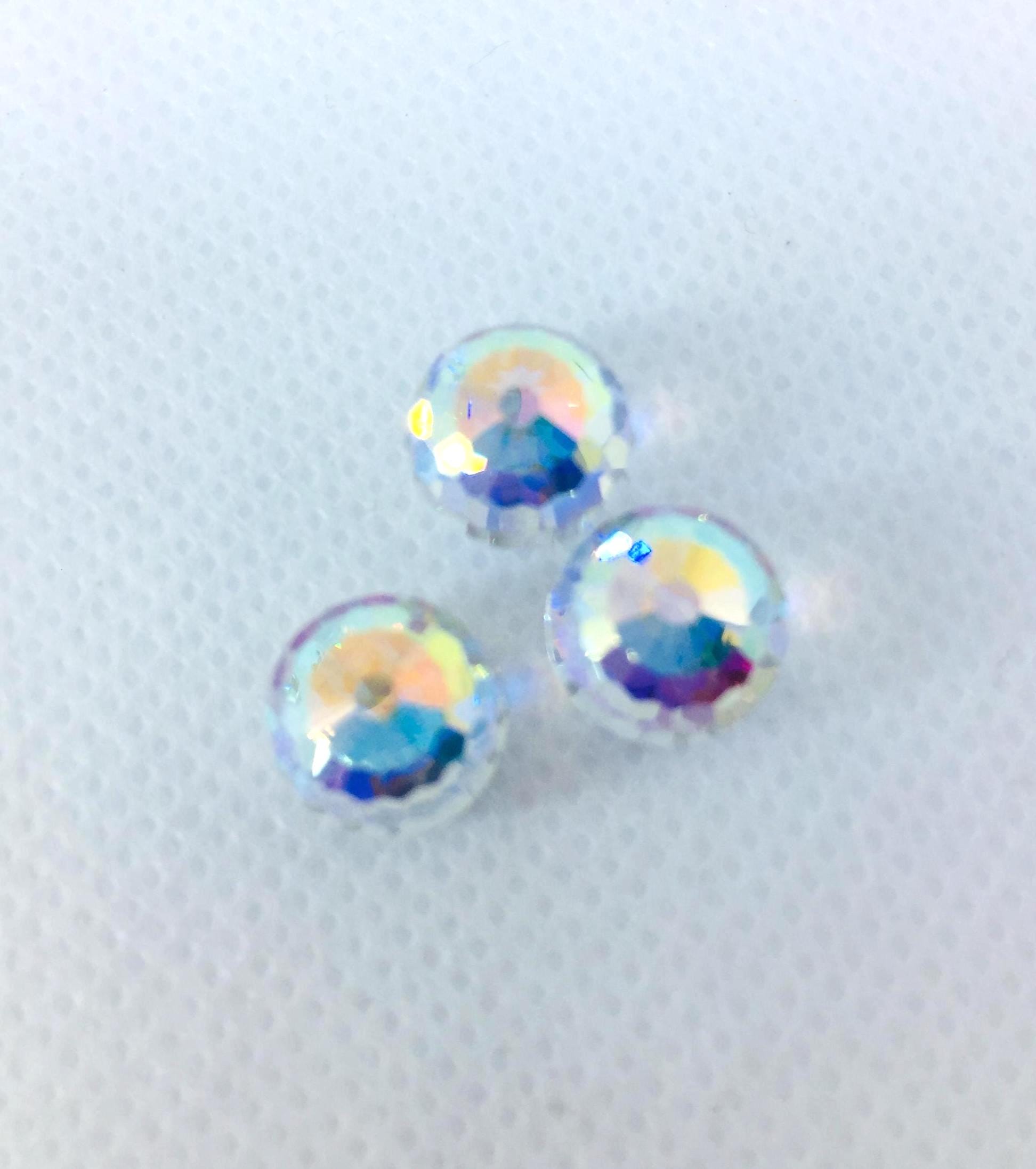 ビンテージ スワロフスキー ファイアーボール 10 mm クリスタル